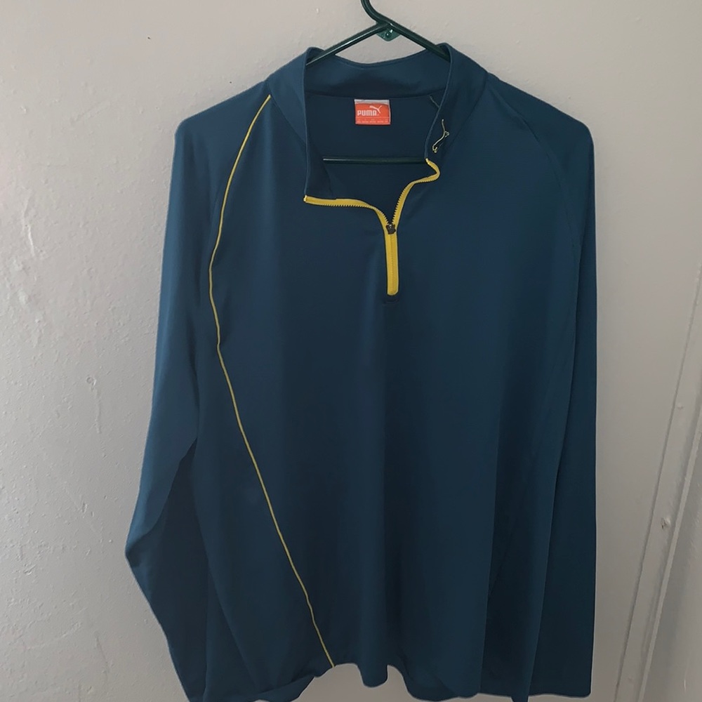Extra extra large men’s blue puma pull over